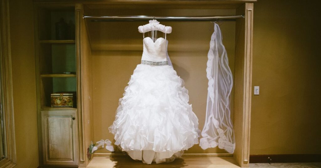 Display Your Wedding Dress in a Shadow Box