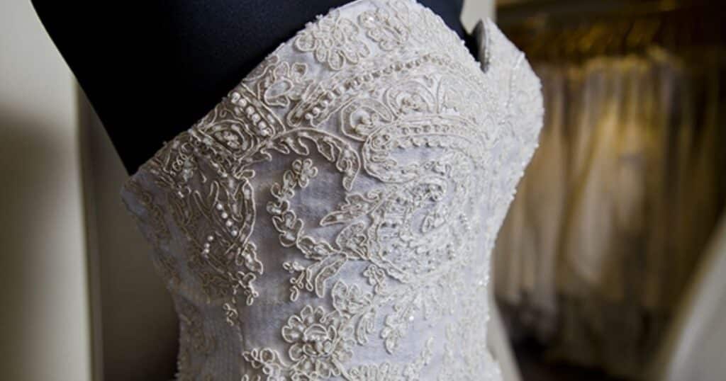 Valerie's Stunning Lace Wedding Dress