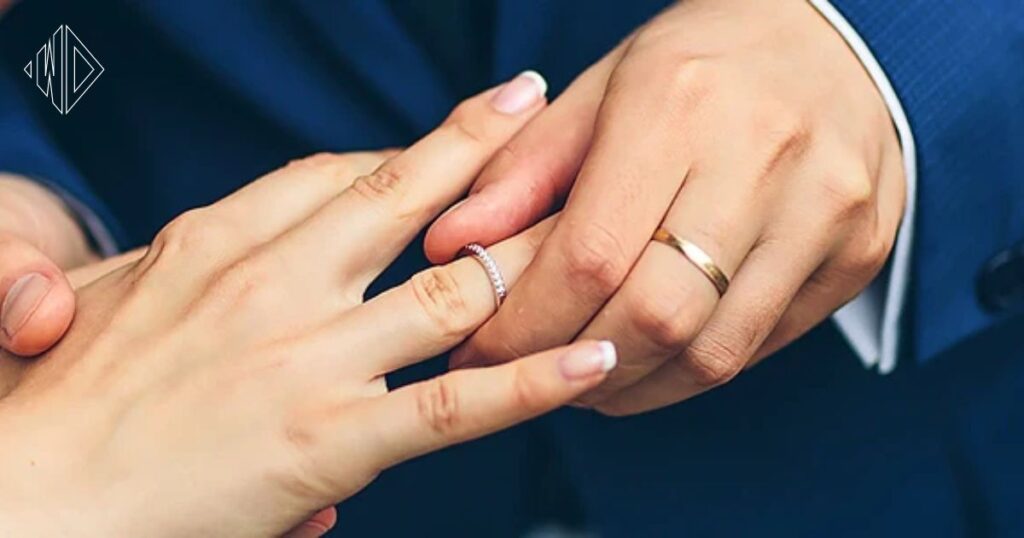 The Traditional Way - Wedding Ring on the Left Hand